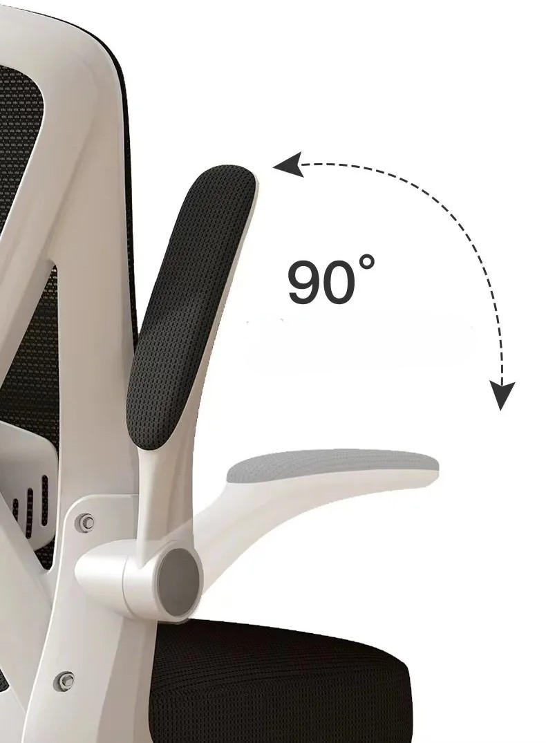 Silla de Oficina con Diseño Clásico y Cabecera Blanco - Imagen 6